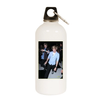 Cody Simpson White Water Bottle With Carabiner