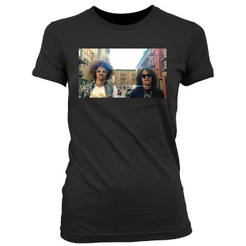 LMFAO Women's Junior Cut Crewneck T-Shirt