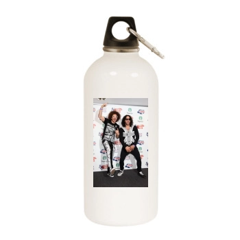 LMFAO White Water Bottle With Carabiner