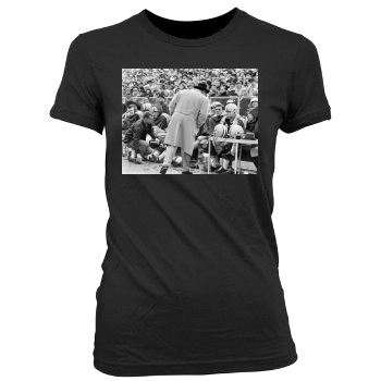 Vince Lombardi Women's Junior Cut Crewneck T-Shirt