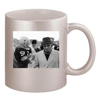 Vince Lombardi 11oz Metallic Silver Mug