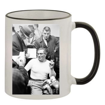 Vince Lombardi 11oz Colored Rim & Handle Mug