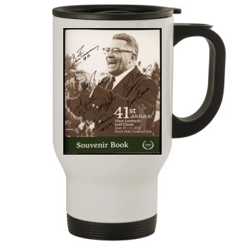 Vince Lombardi Stainless Steel Travel Mug