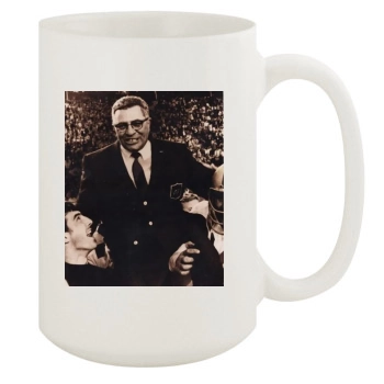 Vince Lombardi 15oz White Mug