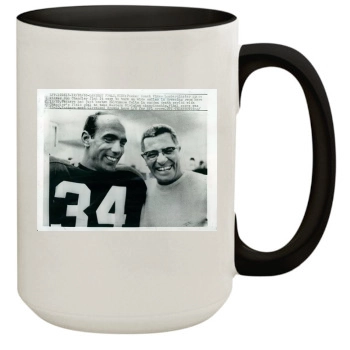 Vince Lombardi 15oz Colored Inner & Handle Mug