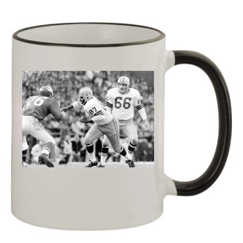 Vince Lombardi 11oz Colored Rim & Handle Mug