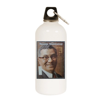 Vince Lombardi White Water Bottle With Carabiner