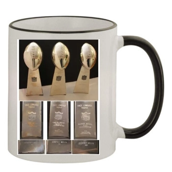 Vince Lombardi 11oz Colored Rim & Handle Mug