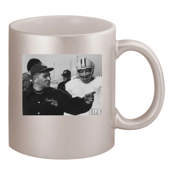 Vince Lombardi 11oz Metallic Silver Mug