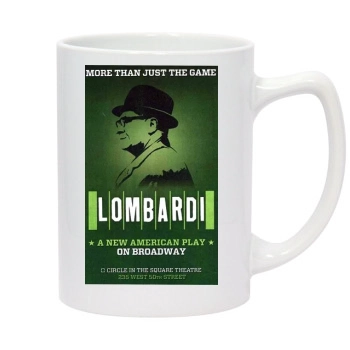 Vince Lombardi 14oz White Statesman Mug