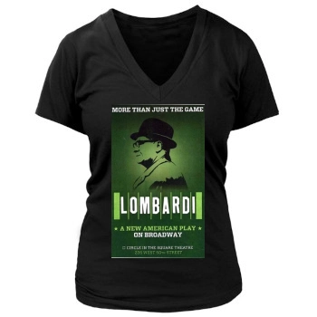 Vince Lombardi Women's Deep V-Neck TShirt