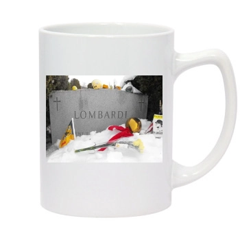 Vince Lombardi 14oz White Statesman Mug