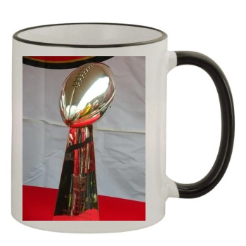 Vince Lombardi 11oz Colored Rim & Handle Mug