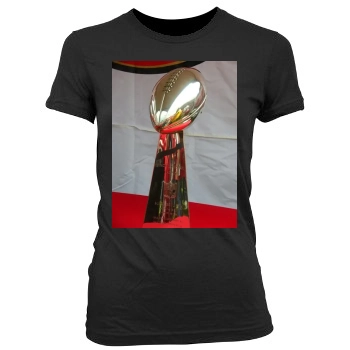 Vince Lombardi Women's Junior Cut Crewneck T-Shirt