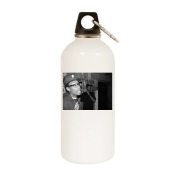 Wiz Khalifa White Water Bottle With Carabiner