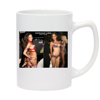 Adriana Lima 14oz White Statesman Mug