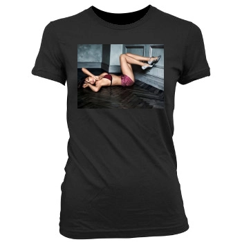 Adriana Lima Women's Junior Cut Crewneck T-Shirt