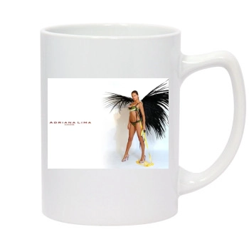 Adriana Lima 14oz White Statesman Mug