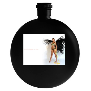 Adriana Lima Round Flask