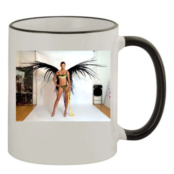 Adriana Lima 11oz Colored Rim & Handle Mug