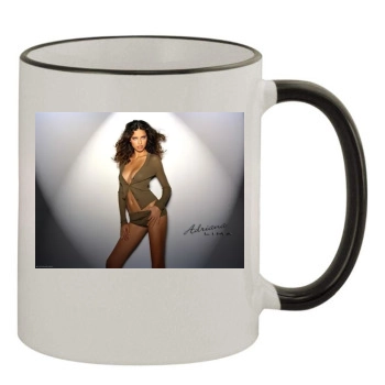 Adriana Lima 11oz Colored Rim & Handle Mug