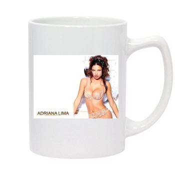 Adriana Lima 14oz White Statesman Mug