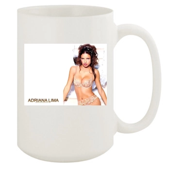 Adriana Lima 15oz White Mug