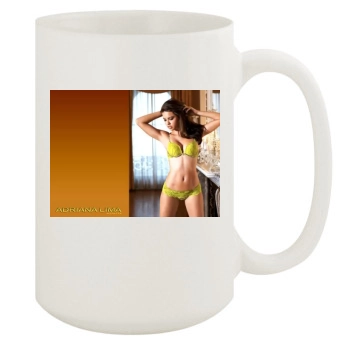 Adriana Lima 15oz White Mug