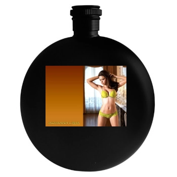 Adriana Lima Round Flask