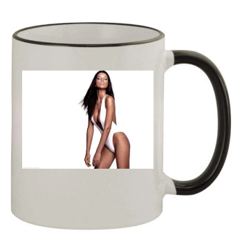 Adriana Lima 11oz Colored Rim & Handle Mug