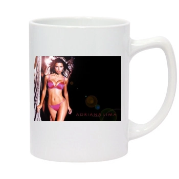 Adriana Lima 14oz White Statesman Mug