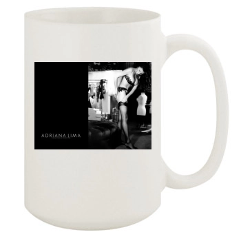 Adriana Lima 15oz White Mug