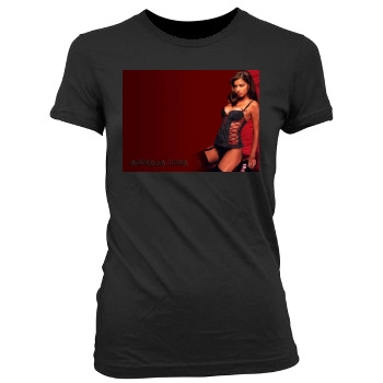 Adriana Lima Women's Junior Cut Crewneck T-Shirt