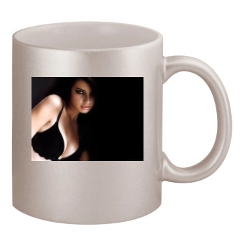 Adriana Lima 11oz Metallic Silver Mug