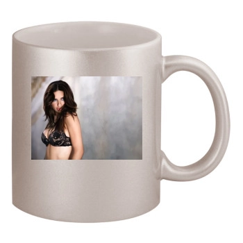 Adriana Lima 11oz Metallic Silver Mug