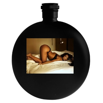 Adriana Lima Round Flask