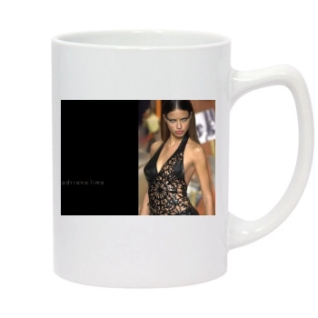 Adriana Lima 14oz White Statesman Mug