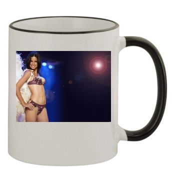 Adriana Lima 11oz Colored Rim & Handle Mug