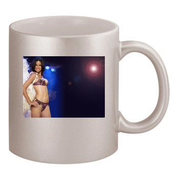 Adriana Lima 11oz Metallic Silver Mug