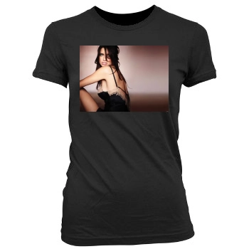 Adriana Lima Women's Junior Cut Crewneck T-Shirt