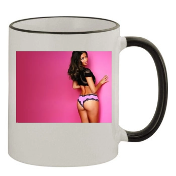 Adriana Lima 11oz Colored Rim & Handle Mug