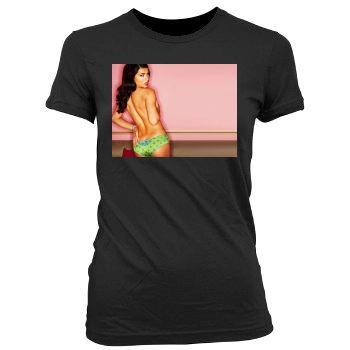 Adriana Lima Women's Junior Cut Crewneck T-Shirt