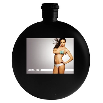 Adriana Lima Round Flask