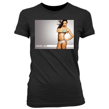 Adriana Lima Women's Junior Cut Crewneck T-Shirt