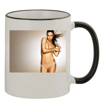 Adriana Lima 11oz Colored Rim & Handle Mug