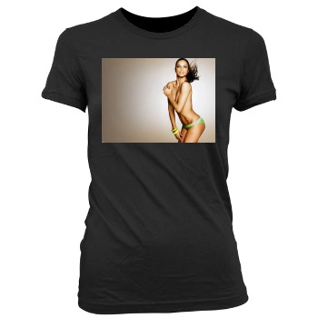 Adriana Lima Women's Junior Cut Crewneck T-Shirt