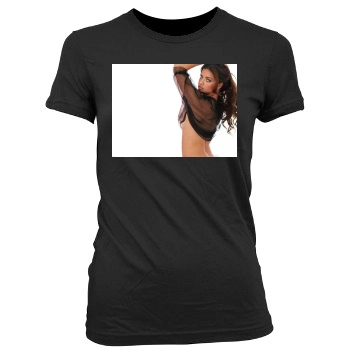 Adriana Lima Women's Junior Cut Crewneck T-Shirt