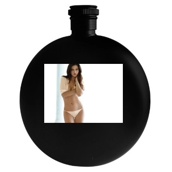 Adriana Lima Round Flask