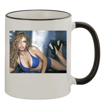 Adriana Lima 11oz Colored Rim & Handle Mug