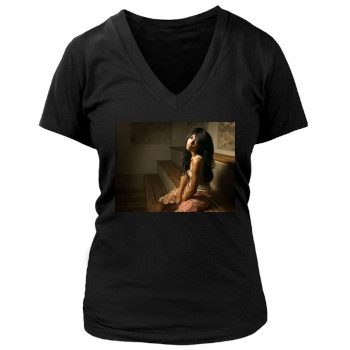 Amerie Women's Deep V-Neck TShirt